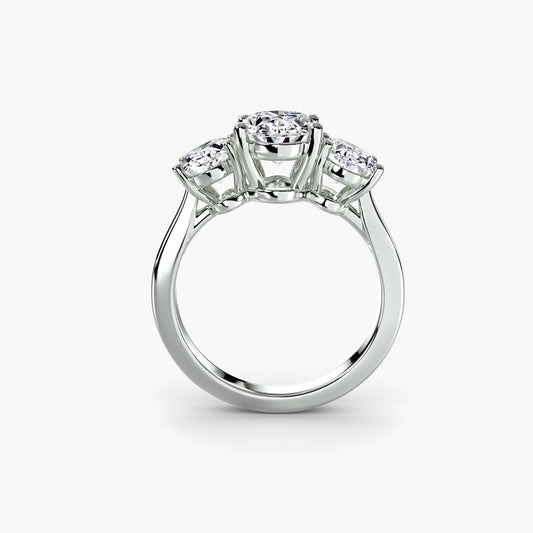 Trilogy Oval Ring