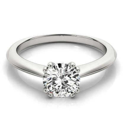 14k White Gold Double Prong Set Solitaire Diamond Engagement Ring (1 cttw) - Alexandria Jewelry & Company Beverly Hills